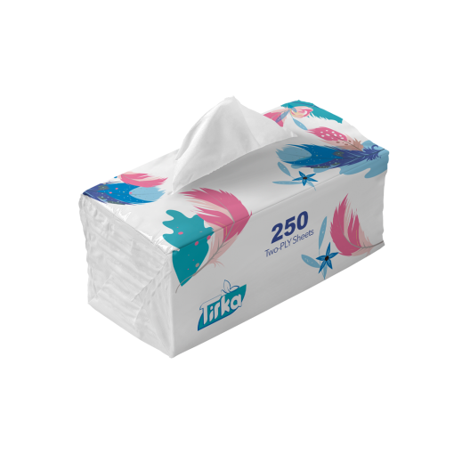 دستمال 250 برگ اقتصادی طرح پر